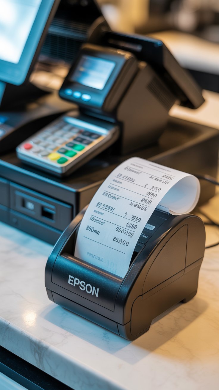 thermal receipt printer Dubai UAE - Epson POS billing printer for retail and restaurants