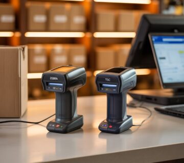 Zebra vs TSC barcode scanners comparison for UAE businesses - retail and logistics barcode devices