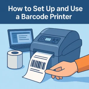 How to set up and use a barcode printer for label printing