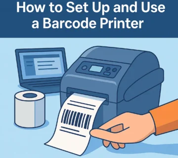How to set up and use a barcode printer for label printing