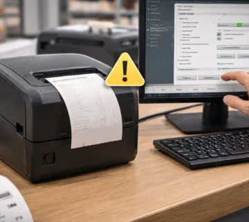 Common receipt printer problems and troubleshooting steps