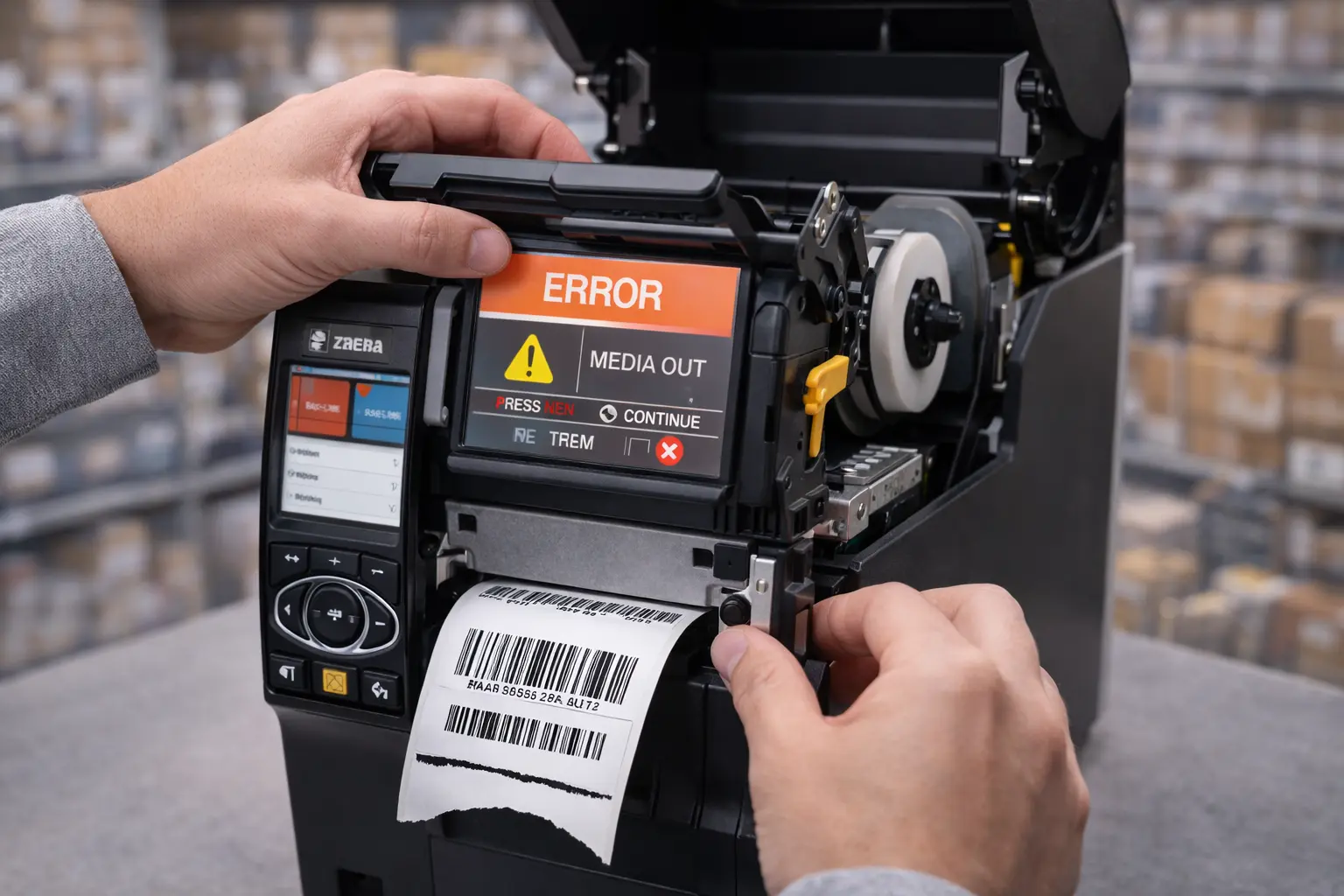 Common Zebra printer errors and troubleshooting process