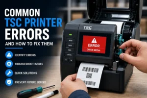 TSC barcode printer errors and troubleshooting process