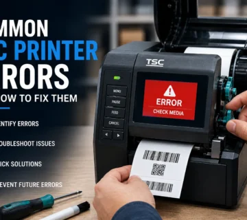 TSC barcode printer errors and troubleshooting process
